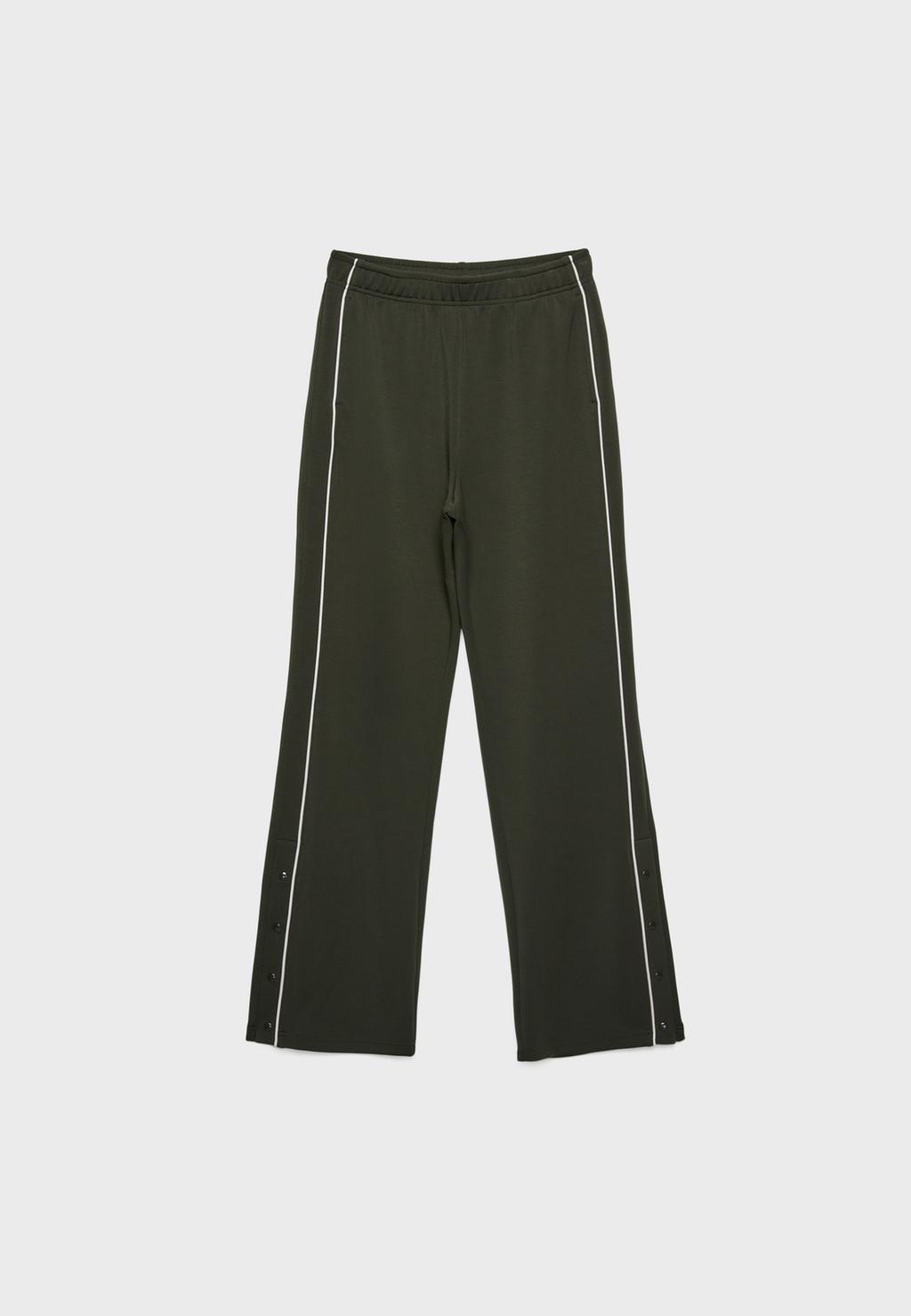 Pantalons jòguing botons tacte suau