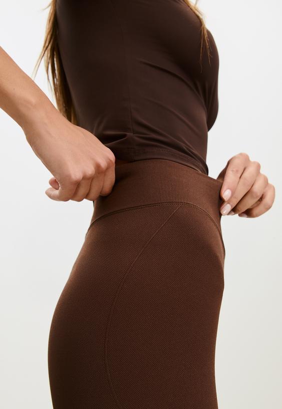 leggings high rise efecto lavado