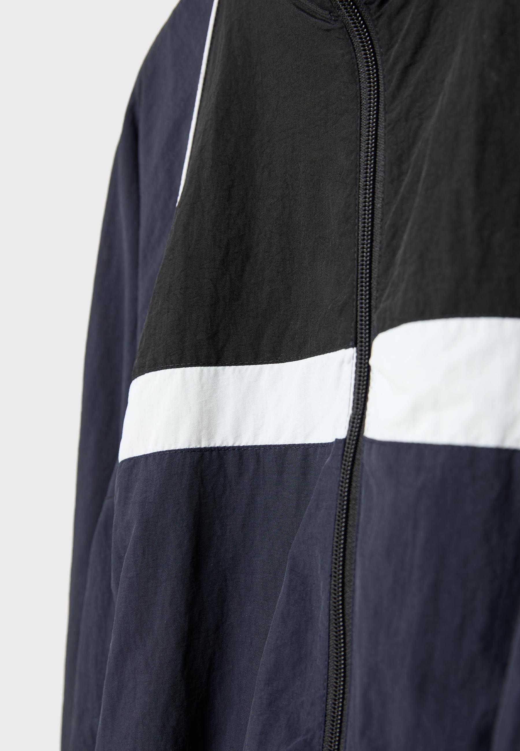 Technical windbreaker jacket — Navy blue