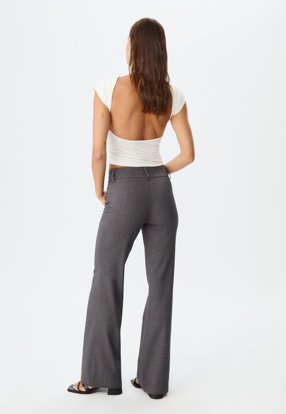formal bell bottom trousers