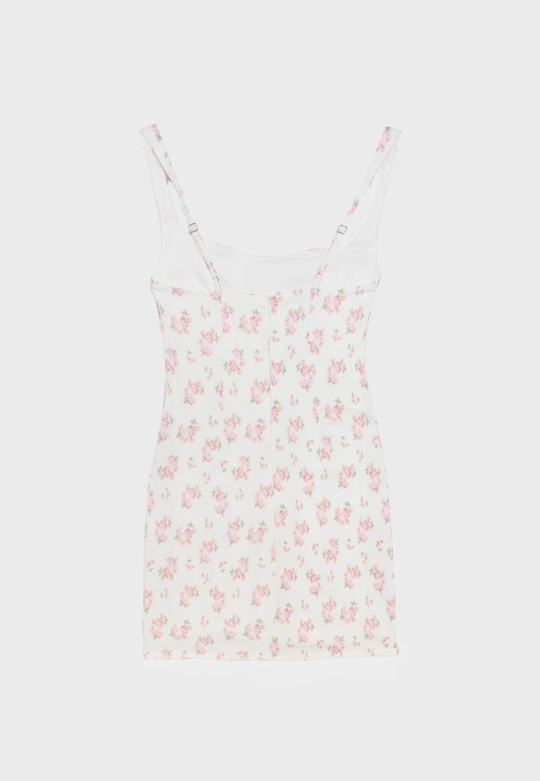 Short bodice dress — Pale pink