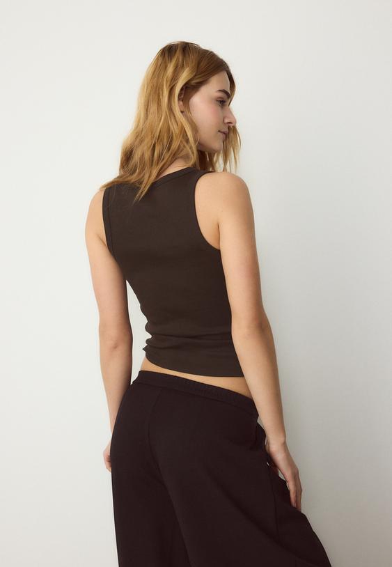 fitilli capraz askl t shirt