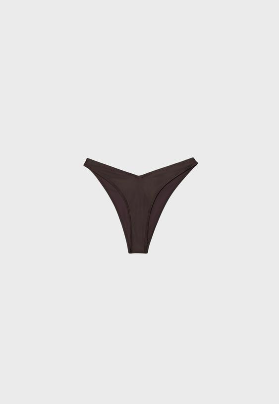 Basic saten Brezilya bikini altı - Görsel 9