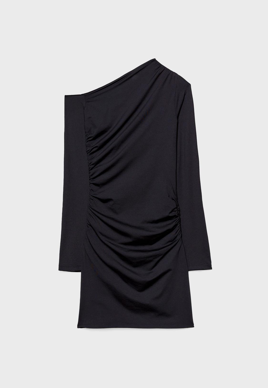 Short asymmetric dress - Women's fashion | Stradivarius United States Short asymmetric dress - Women's fashion | Stradivarius United States