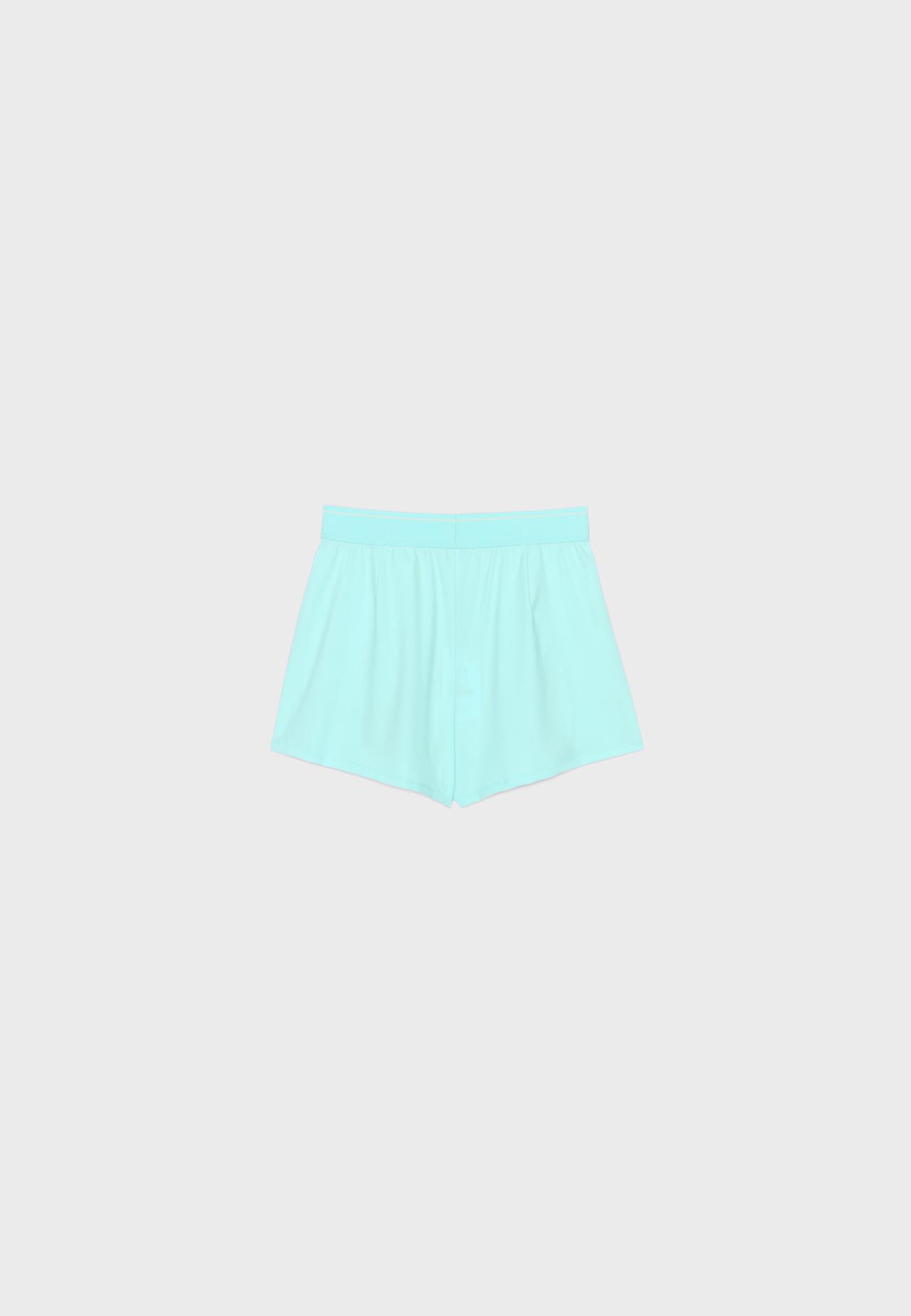 Smart elasticated waist shorts — Pastel green
