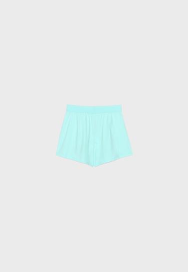Smart elasticated waist shorts — Pastel green 7