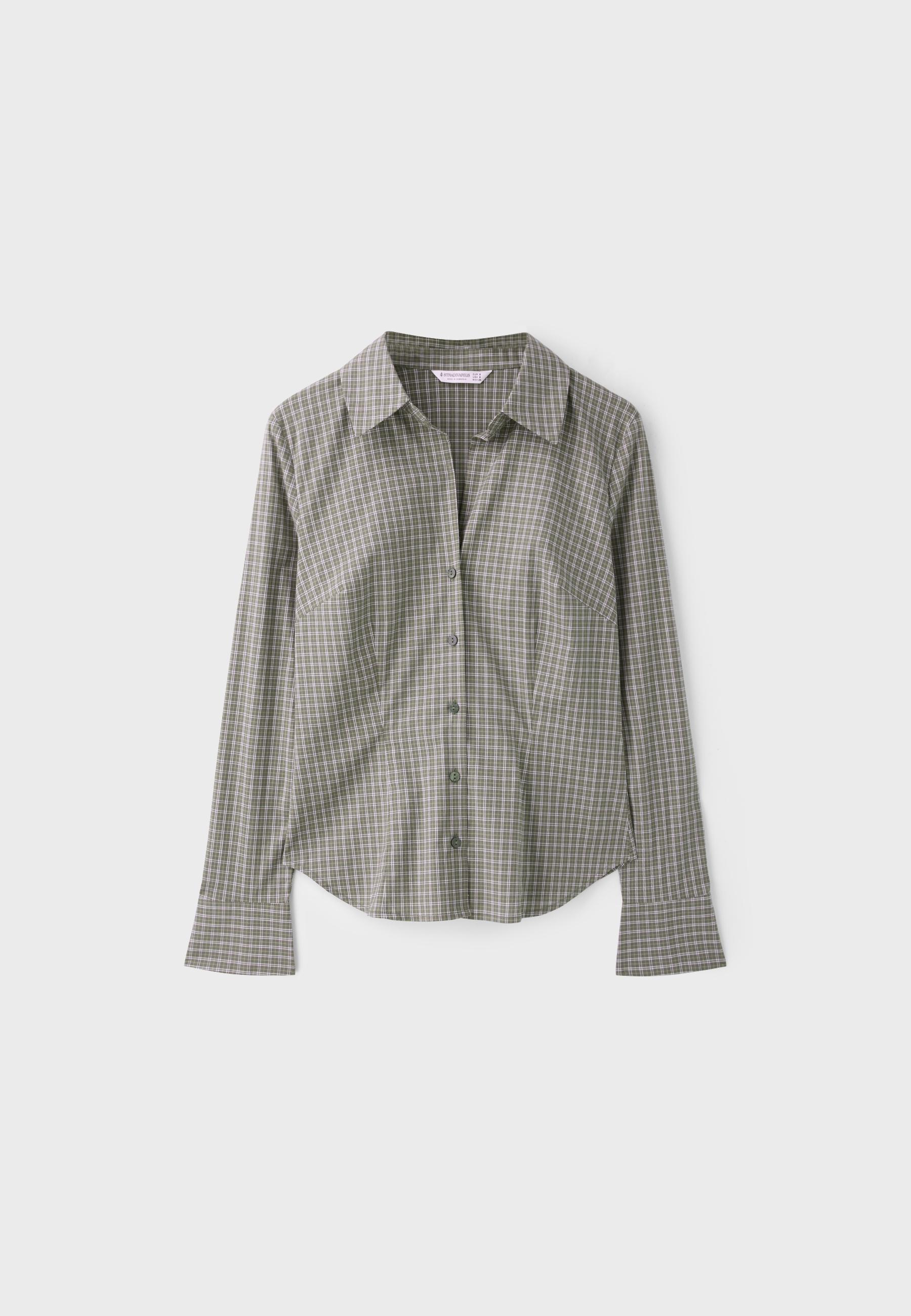 Stradivarius Basic dar kesim gömlek