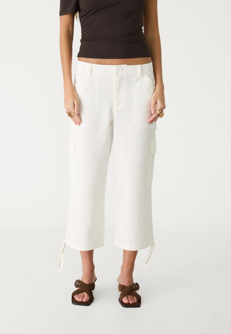 pantalon capri cargo