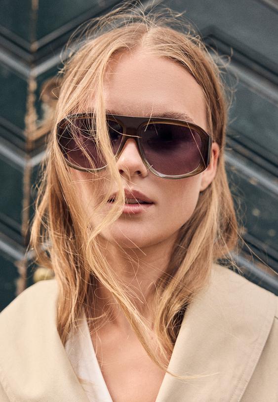 gradient resin sunglasses