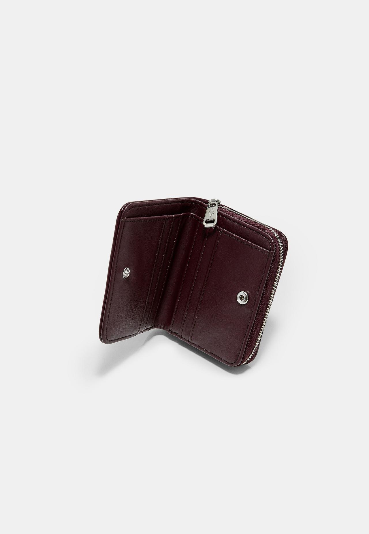 Rectangular purse — Burgundy
