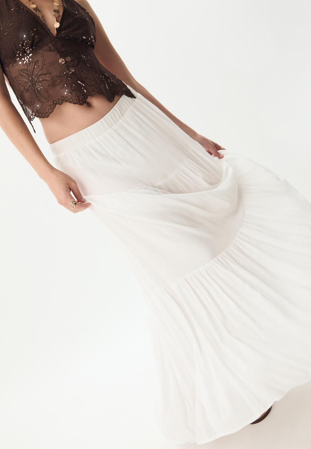 Falda midi boho