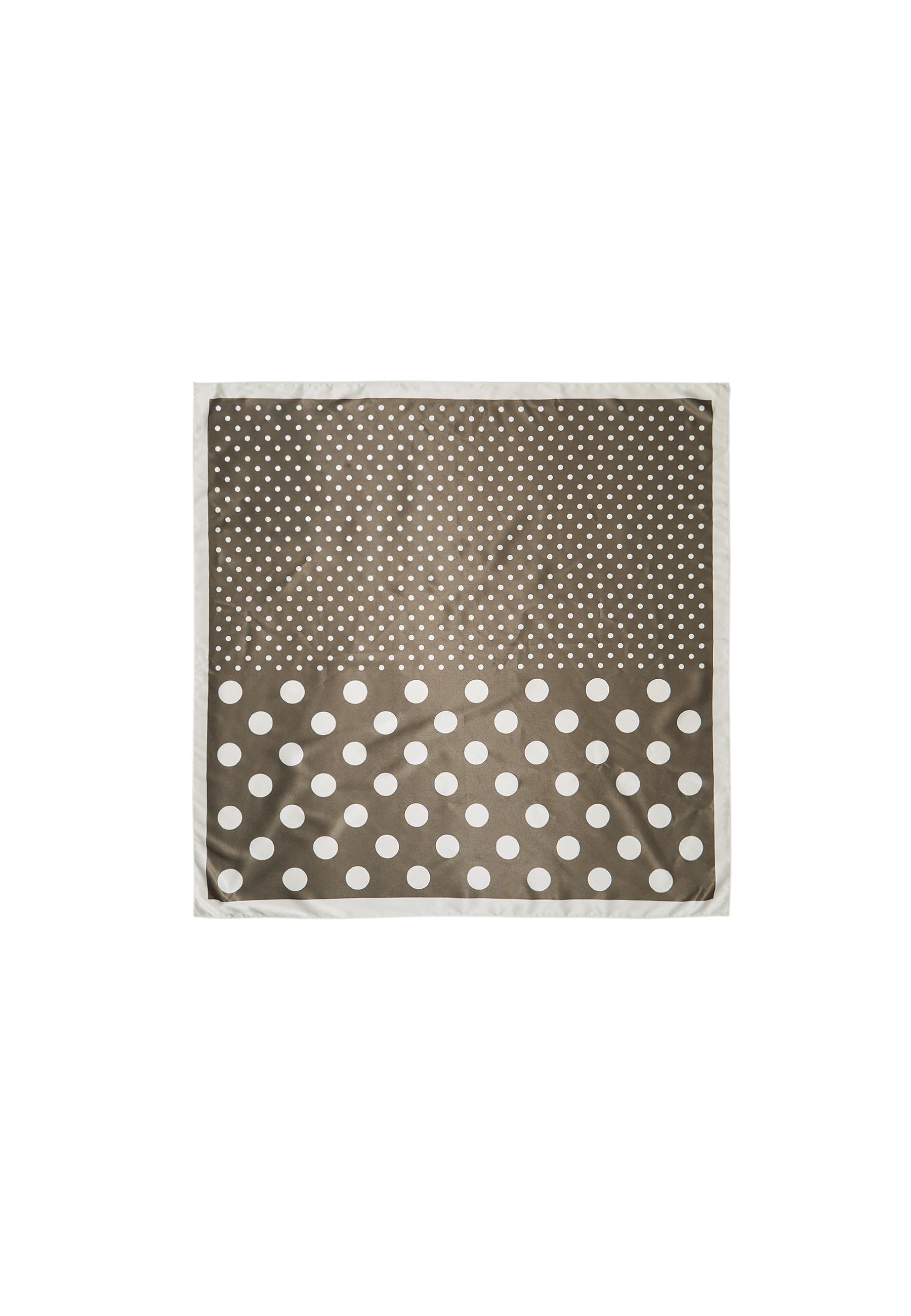 Polka dot scarf — Khaki