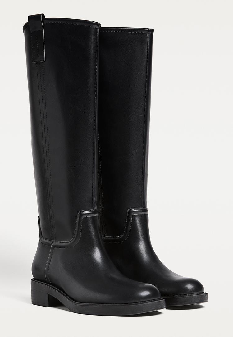botas planas hipicas