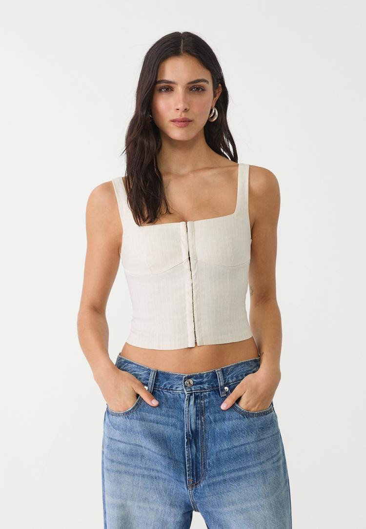 top corset tirantes