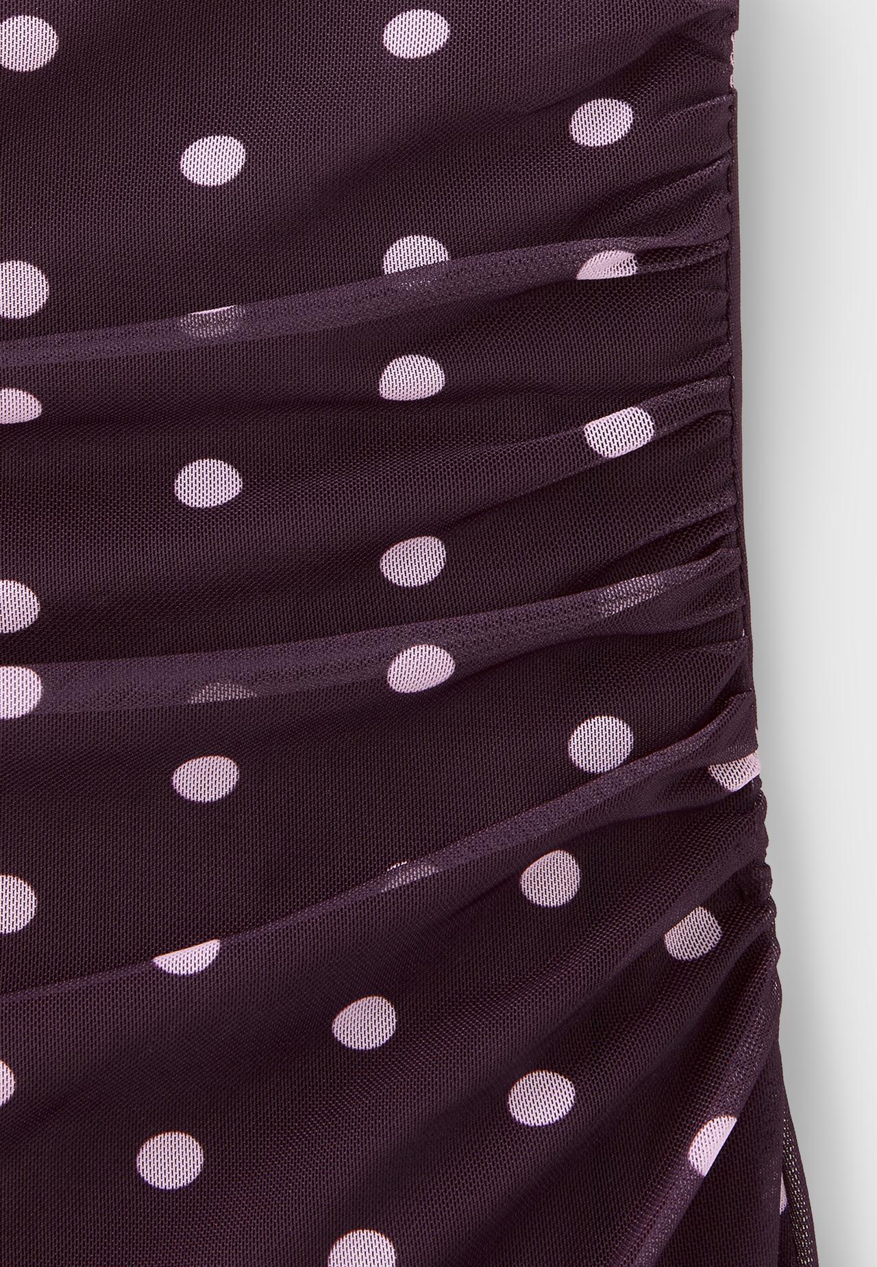 Open back halter midi dress — Purple