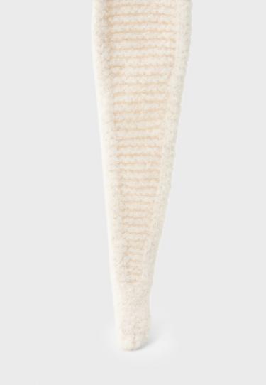 Triangular scarf — Ecru 5