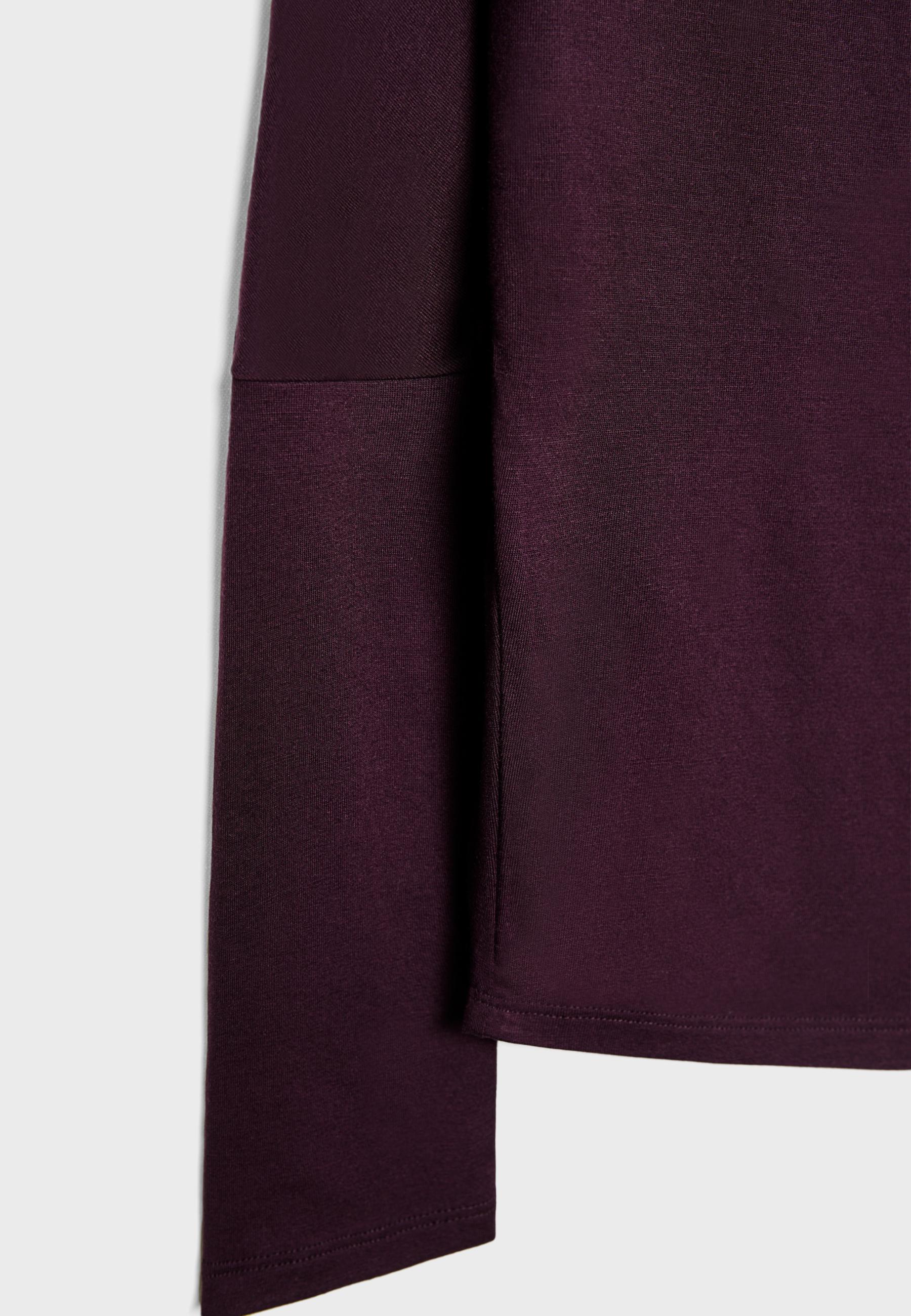 Asymmetric modal top — Purple
