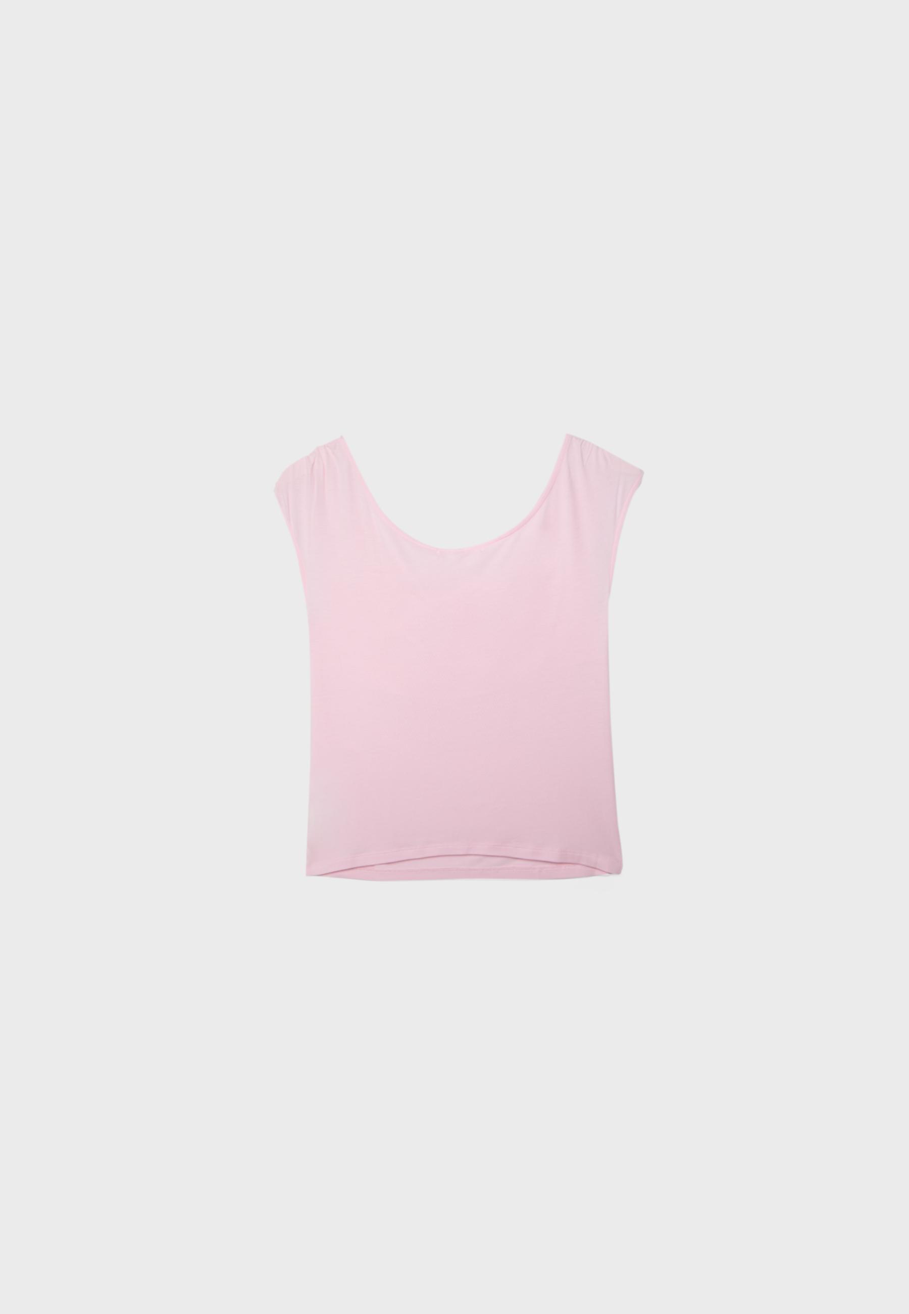 Multi-position sleeveless top — Pastel pink