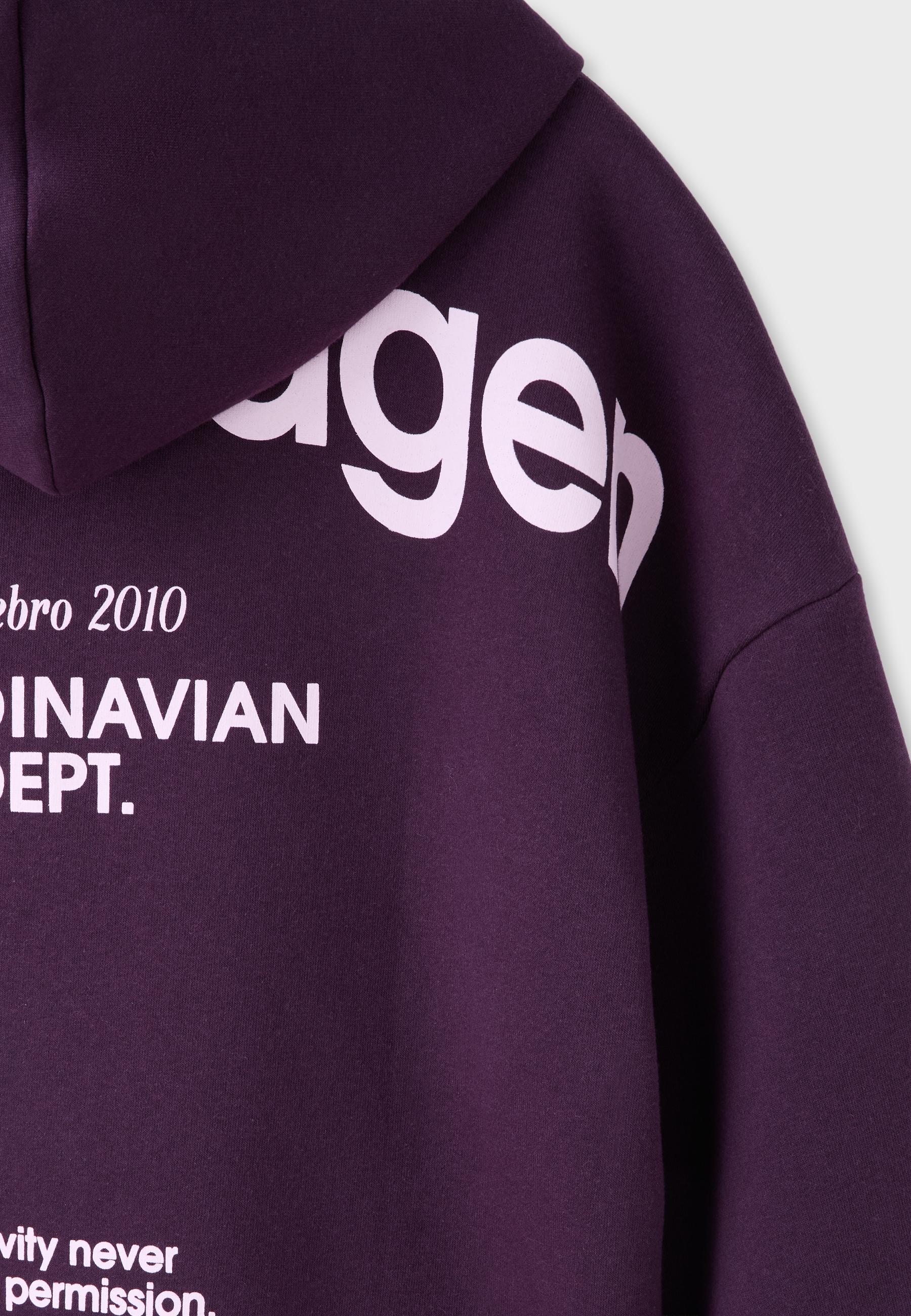 Oversized graphic sweatshirt — Purple