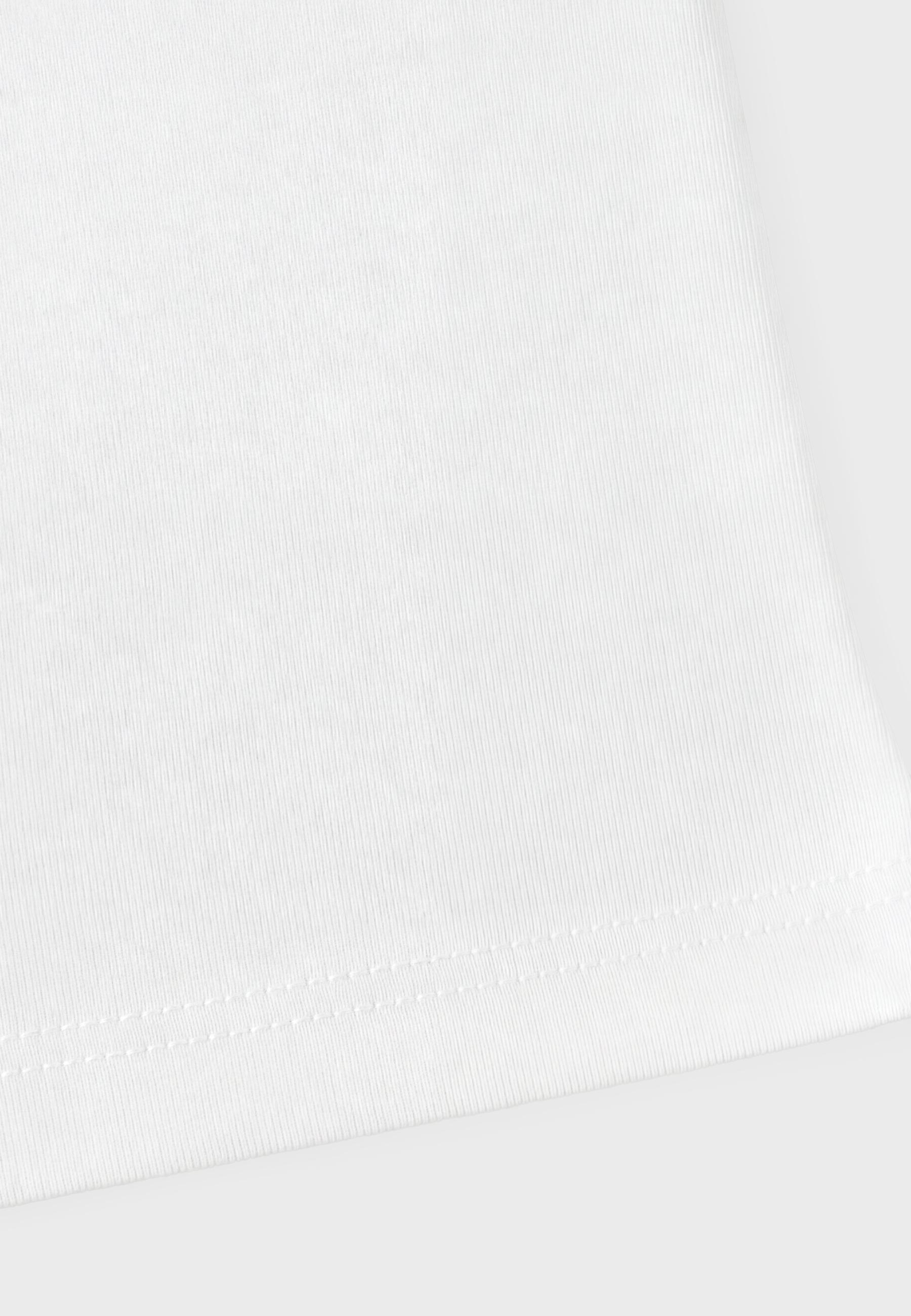 Boat neck basic T-shirt — Ecru