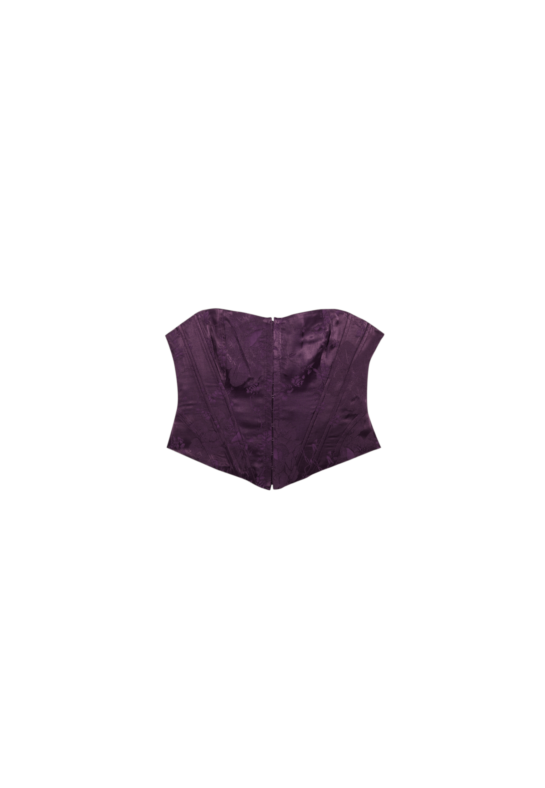 Lace-up corset — Purple
