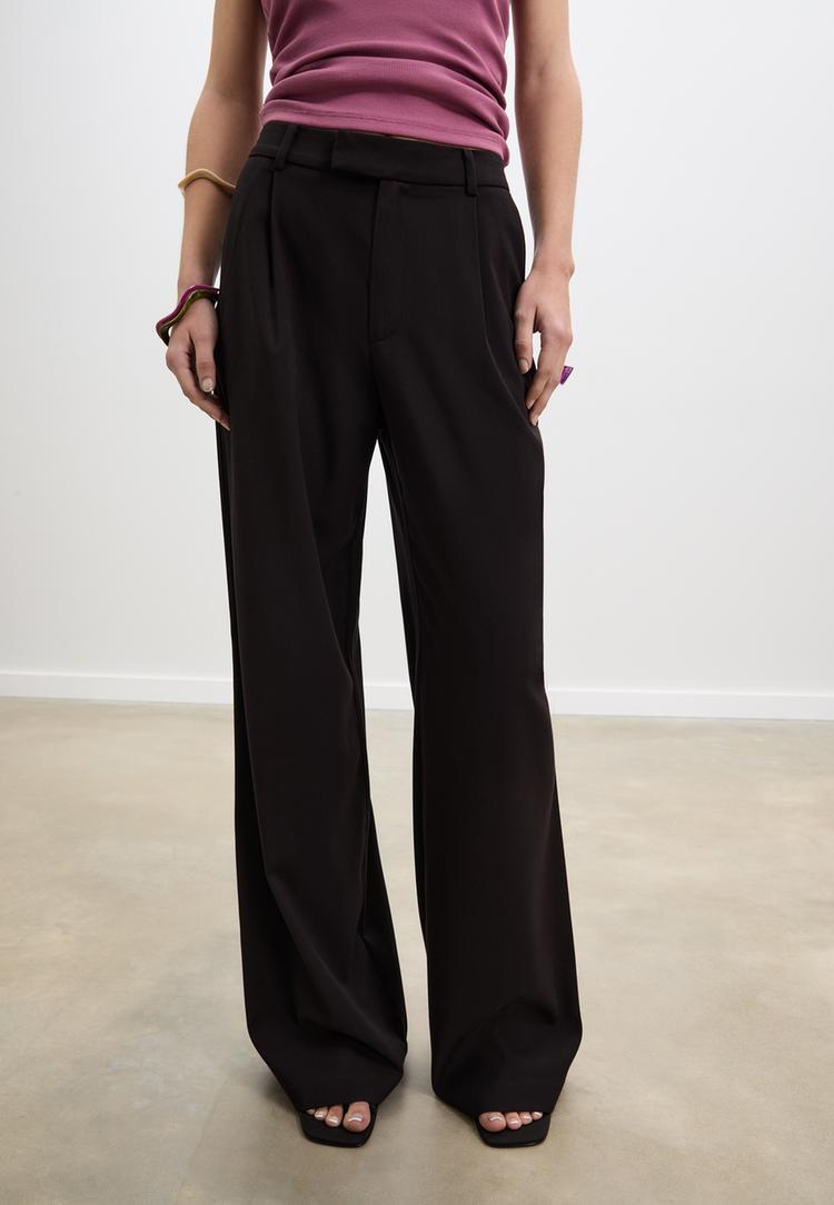 pantalon vestir wide leg