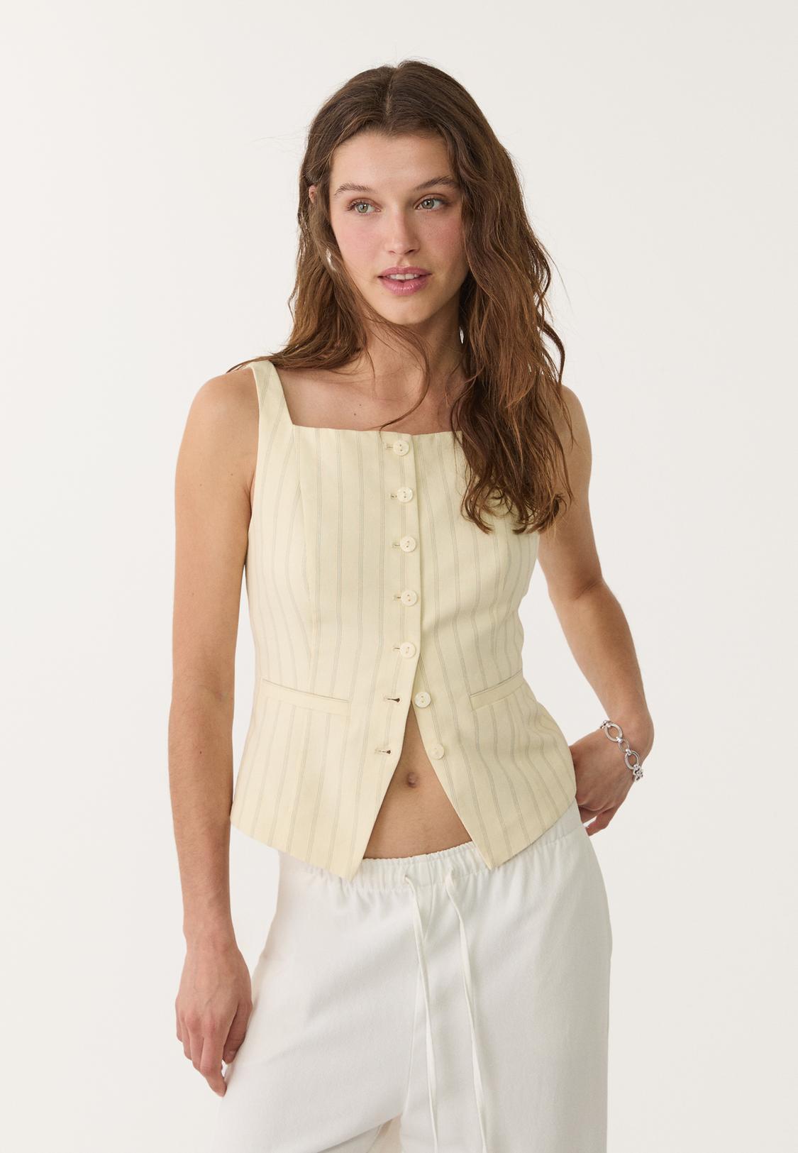 Falda Vestido Chaleco Stradivarius Vestidos Stradivarius Invierno