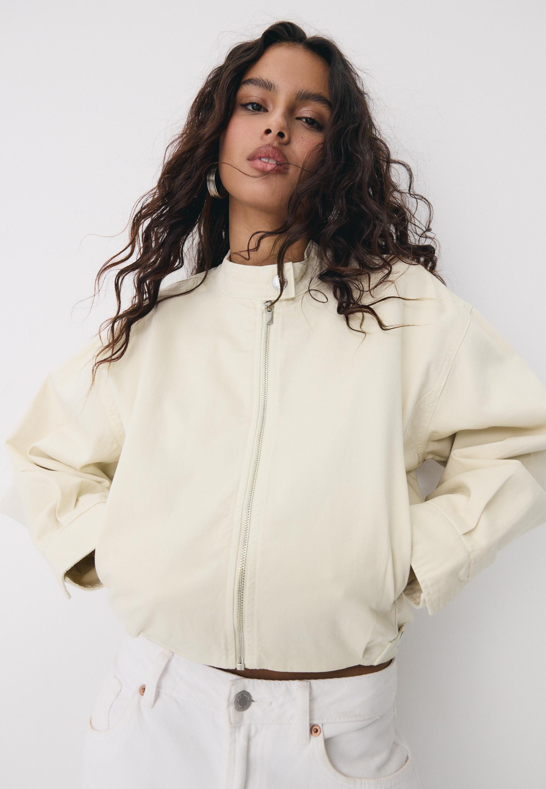 Bomber jacket — Stone
