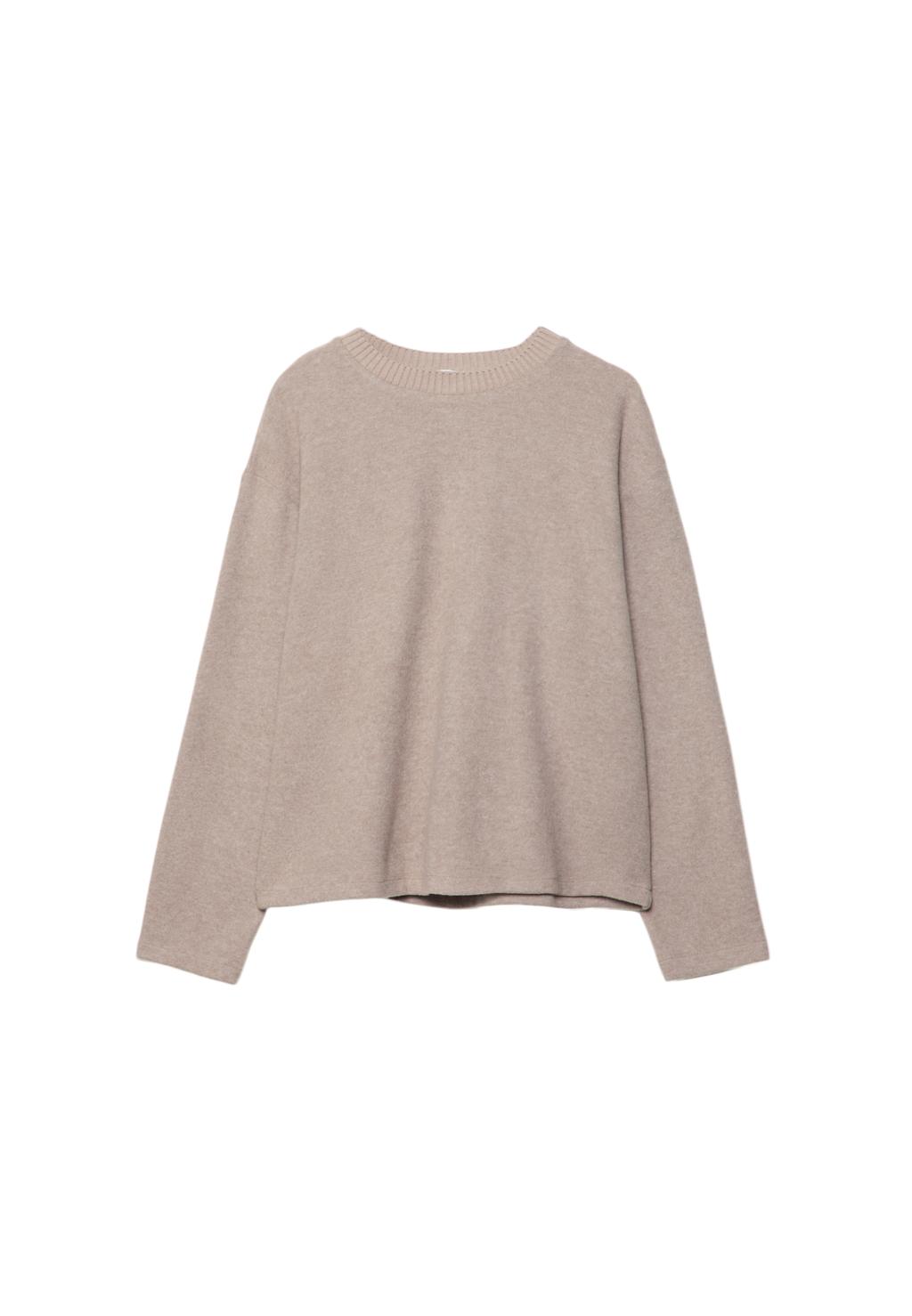 Knit round neck T-shirt