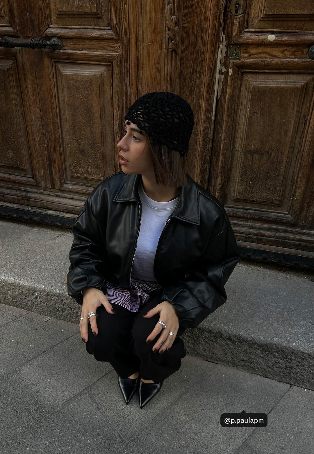 Beaded cap - Women's fashion | Stradivarius Romania
