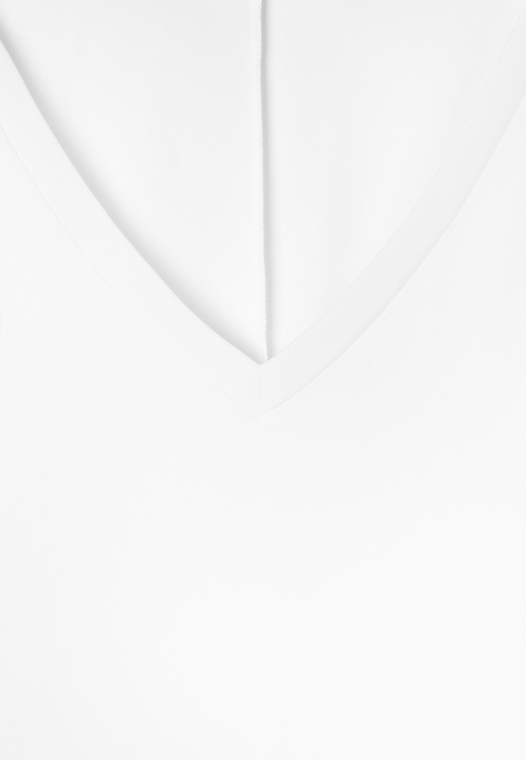 V-neck long Japanese sleeve T-shirt — Ecru