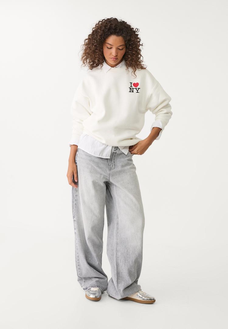 sudadera oversize i love ny