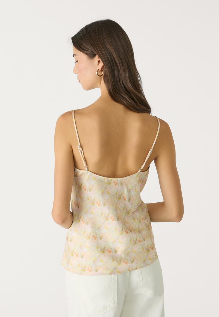 top satine dentelle