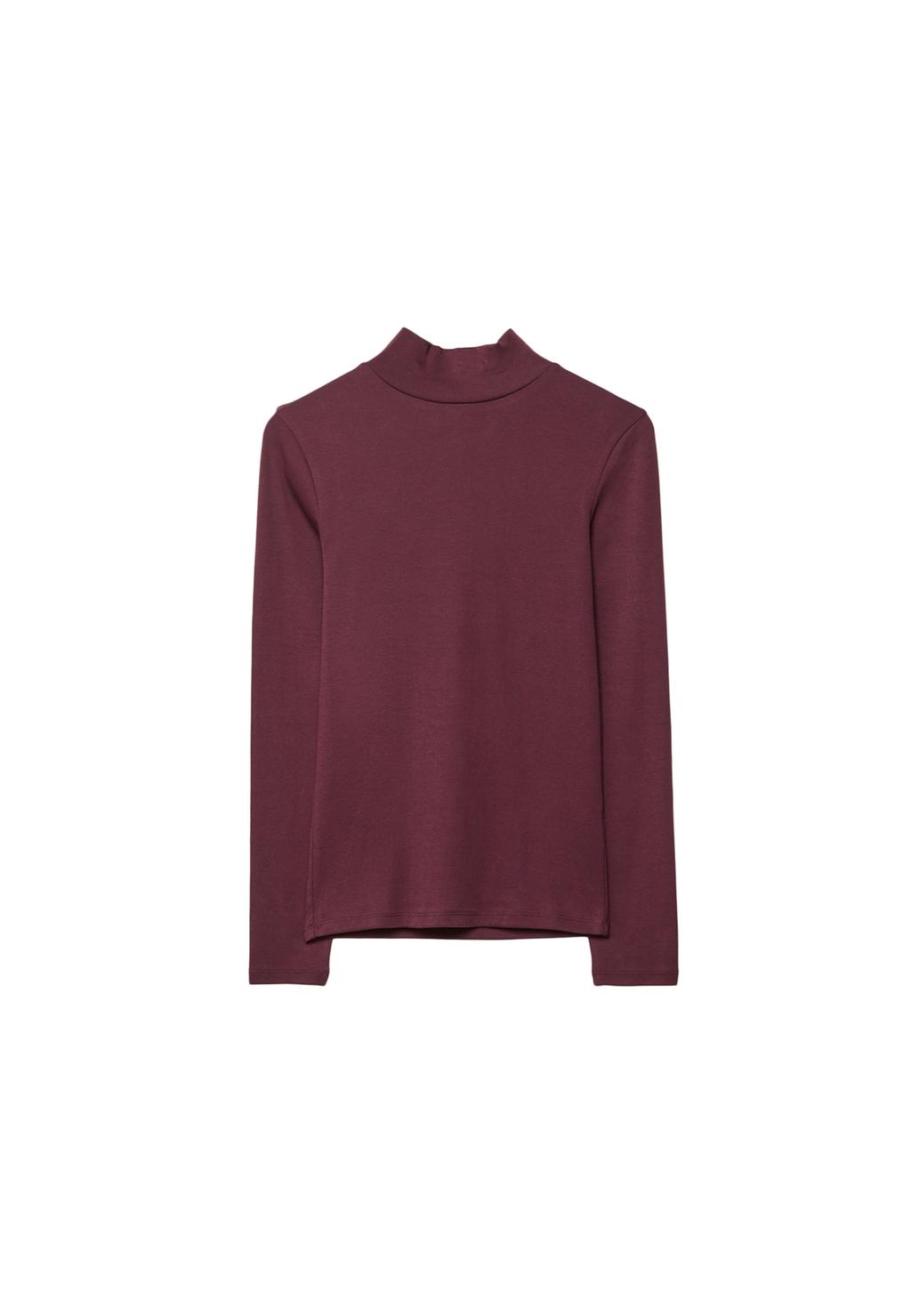 Basic dik yaka t-shirt