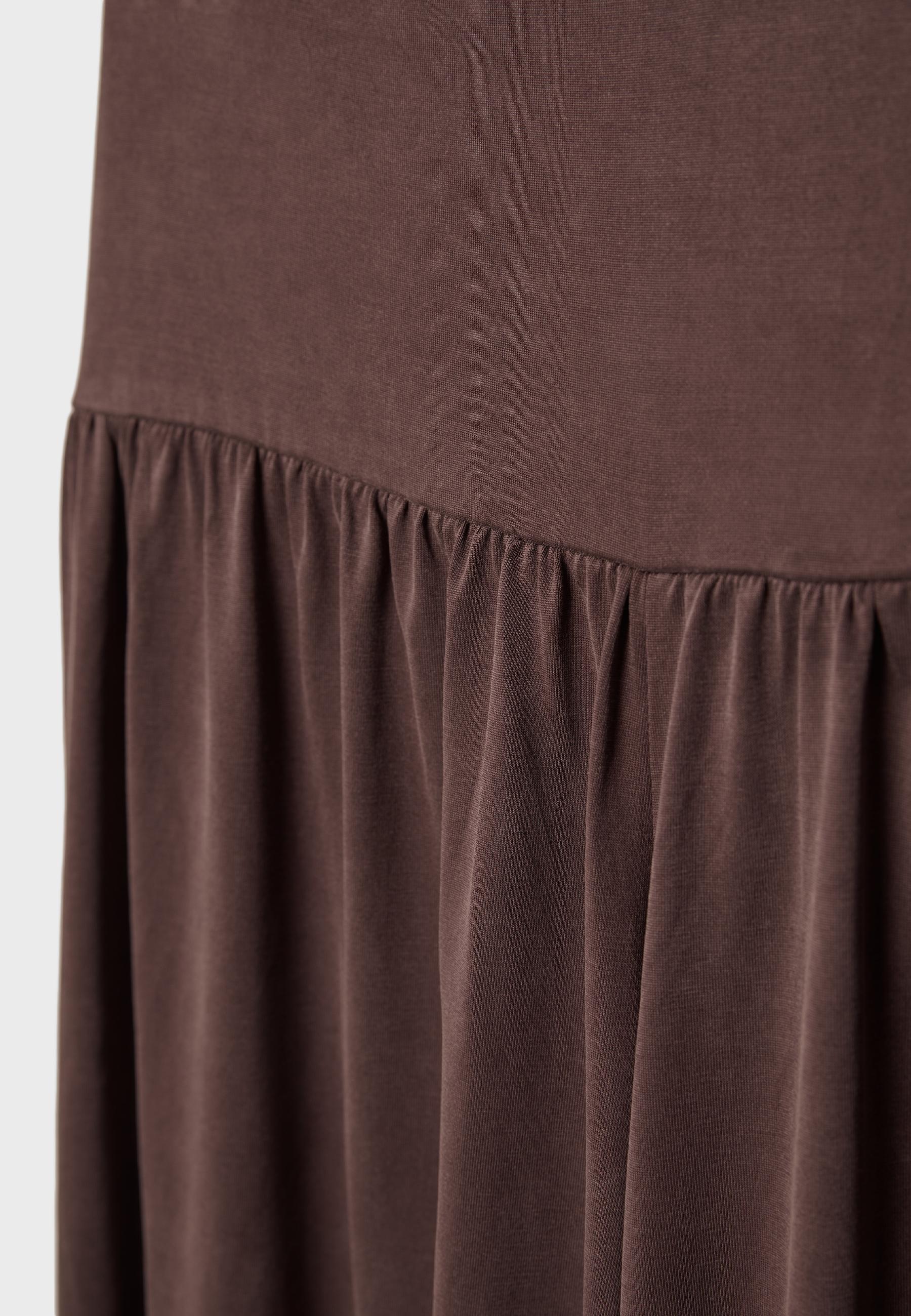Knit sarouel trousers — Brown