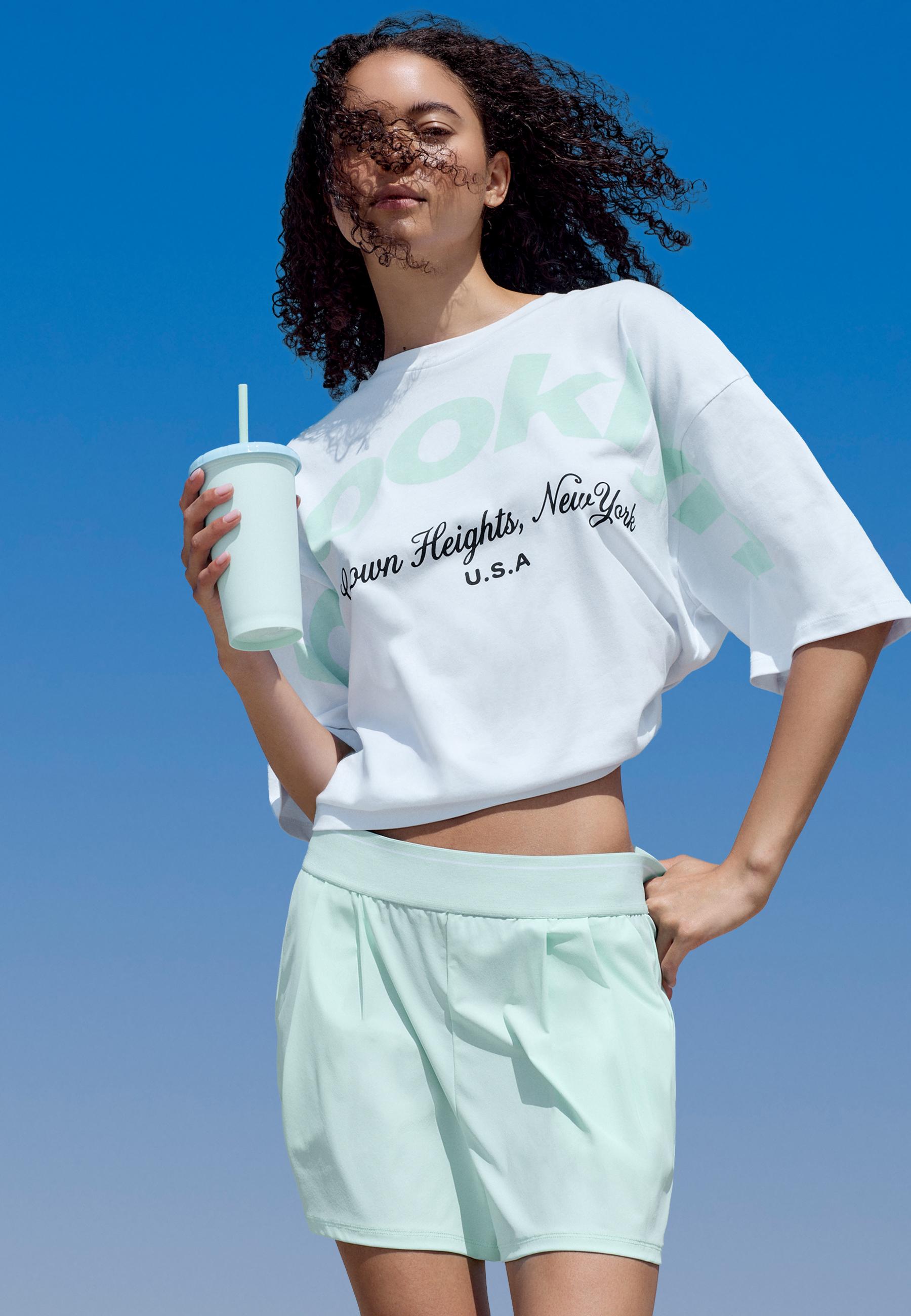 Baskılı oversize t-shirt