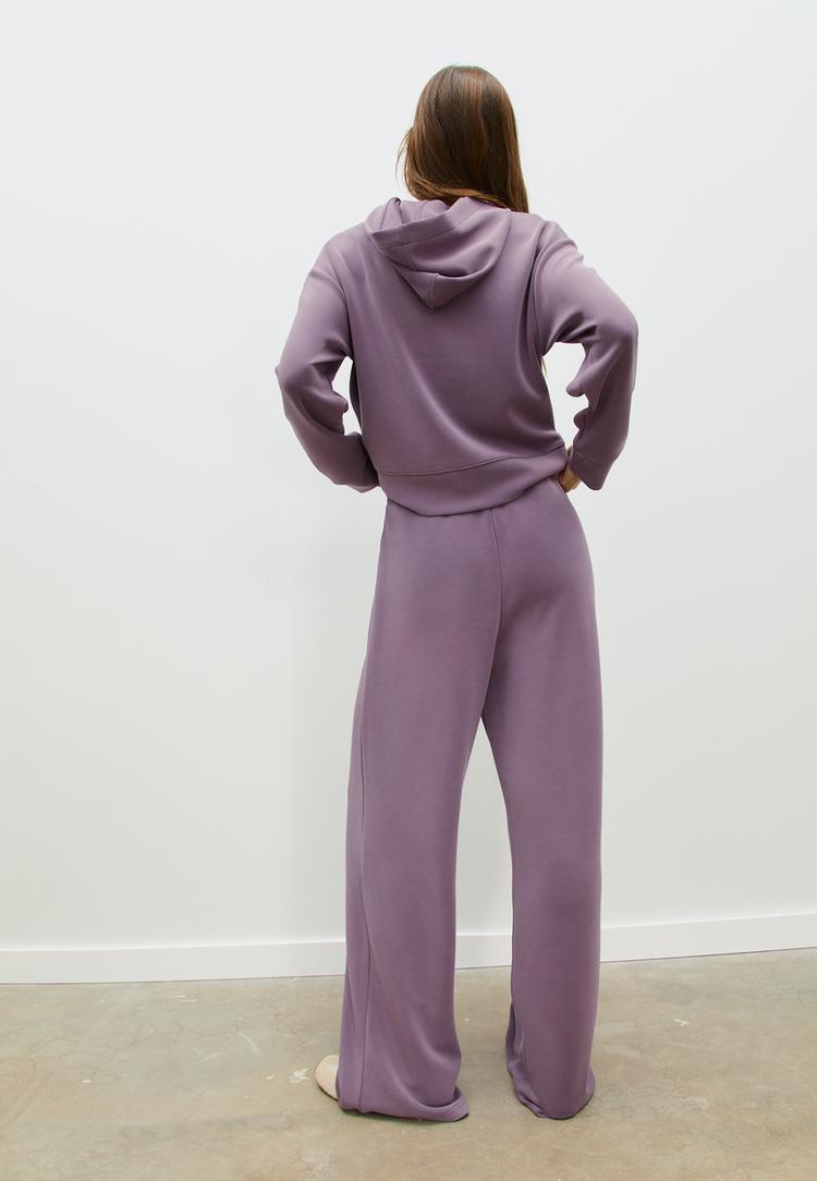 sudadera capucha tacto suave botones