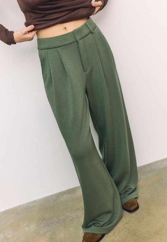 yumusak dokulu kumas pantolon