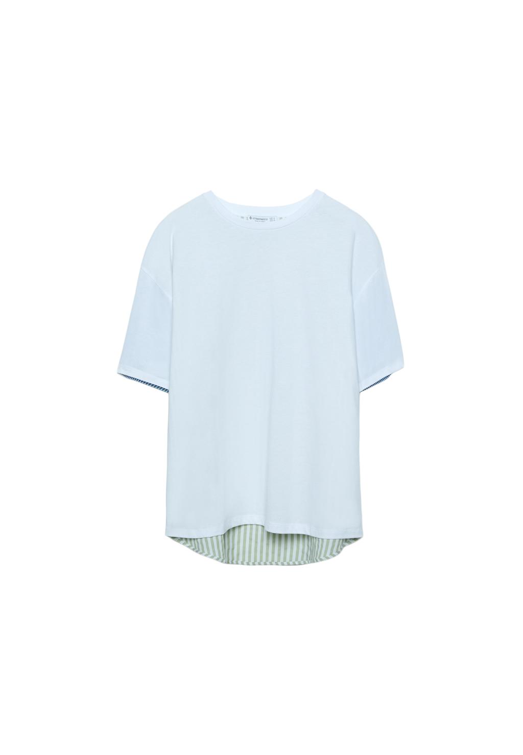 T-shirt fluide dos combiné