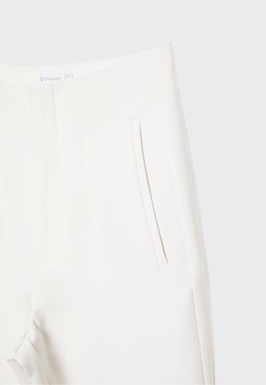 Darted smart trousers — Ecru 8