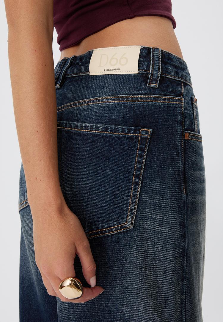 d66 low waist super wide leg jeans