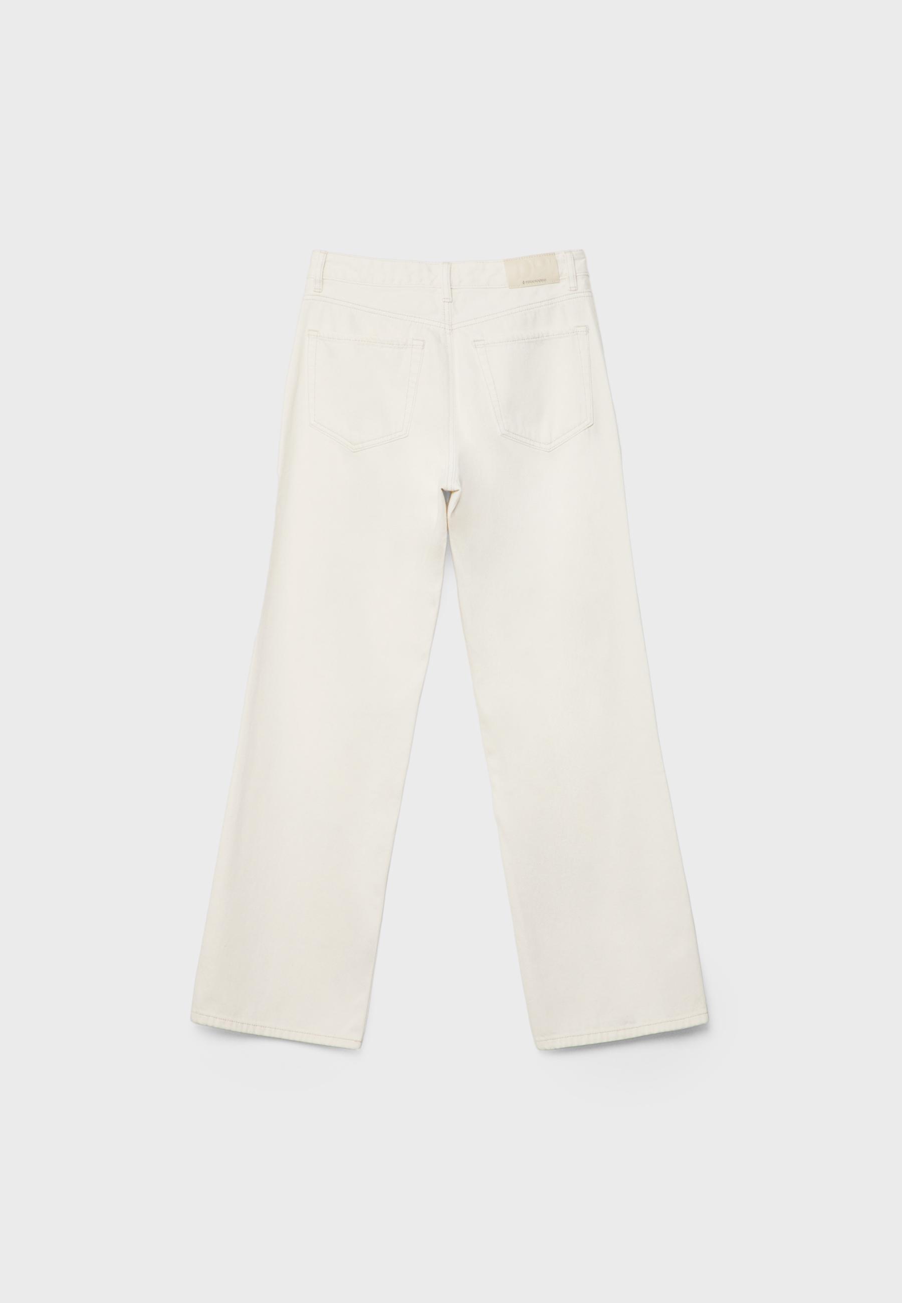 D92 Wide-leg straight-fit jeans — Vanilla