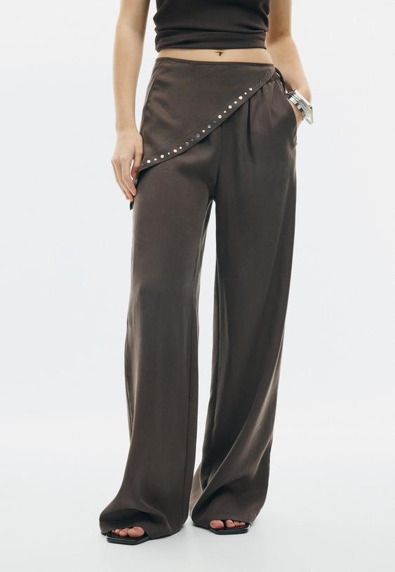 calcas lenco tecido sintetico