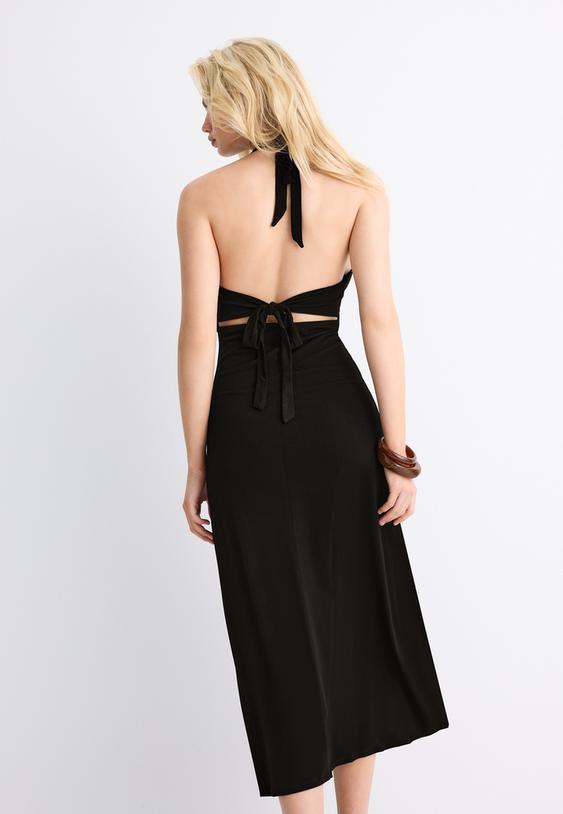 vestido midi nudo espalda