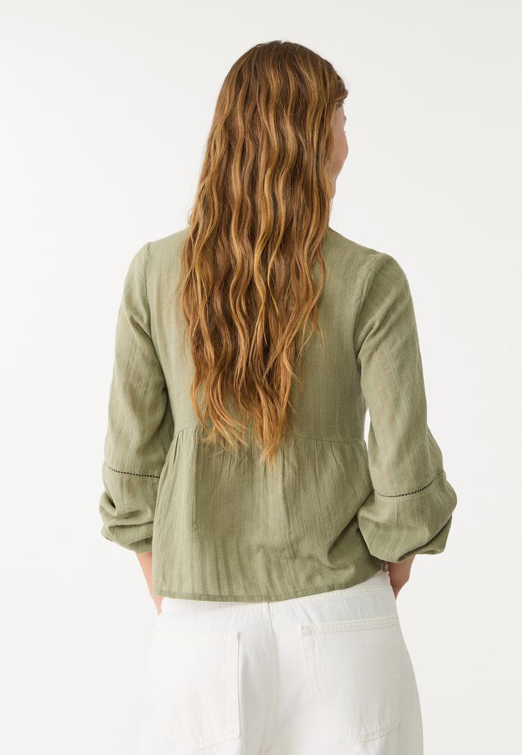 blusa fluida entredoses
