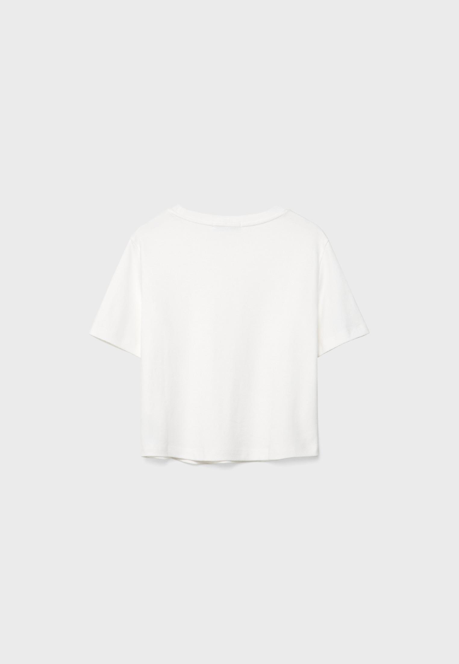 Basic regular fit kalın tişört - Görsel 8