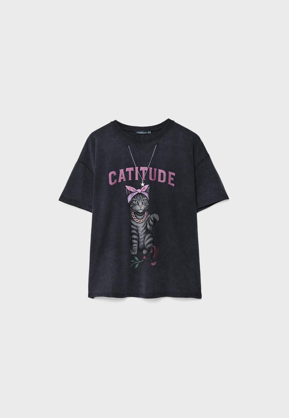 Camisetas Estampadas Stradivarius Canarias Camisetas Camiseta