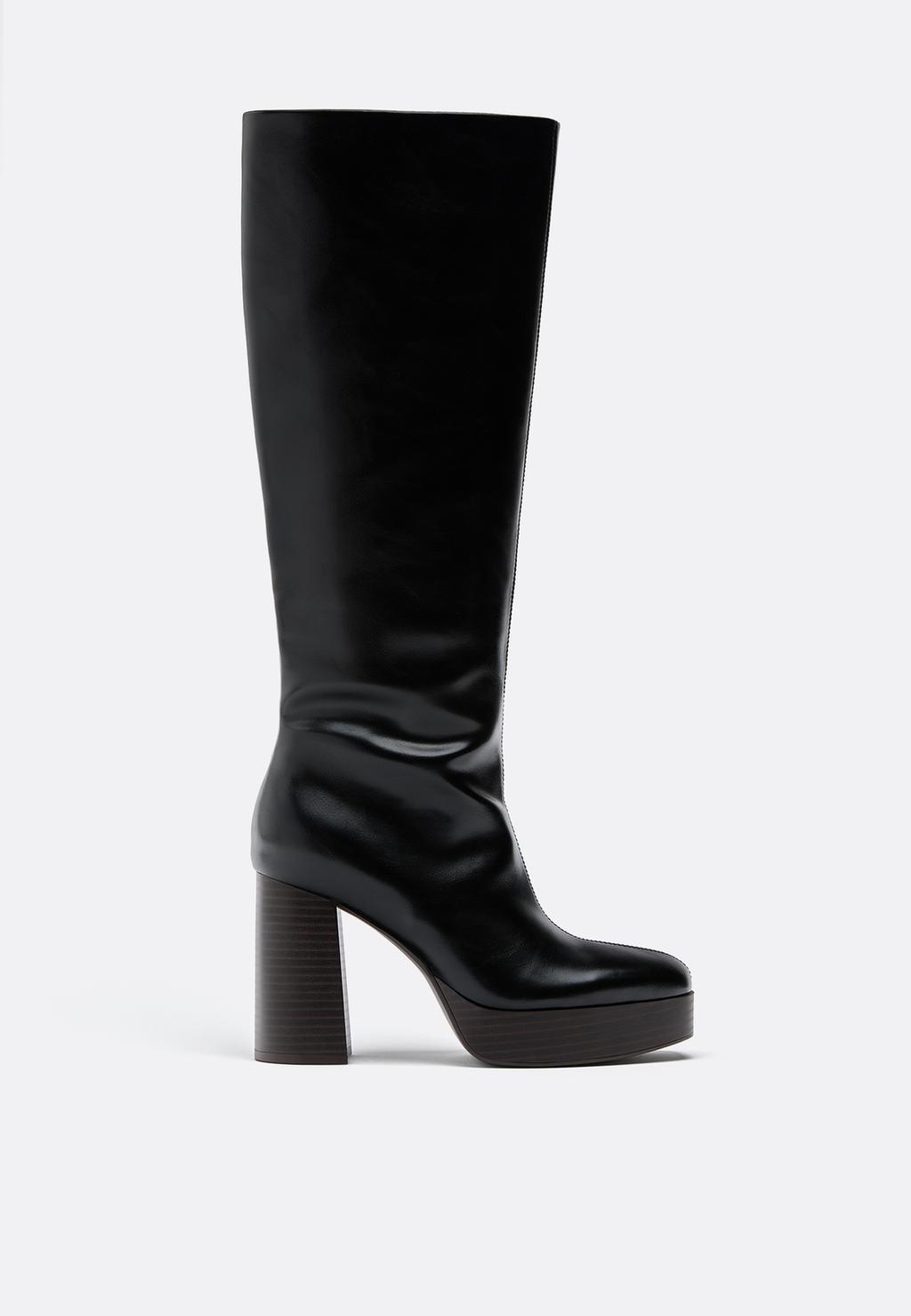 Botas altas tacón plataforma