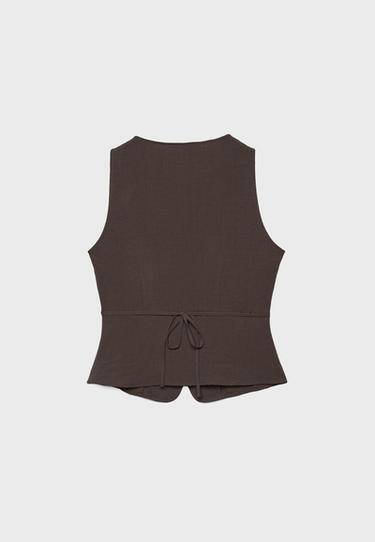 Buttoned waistcoat — Brown 7
