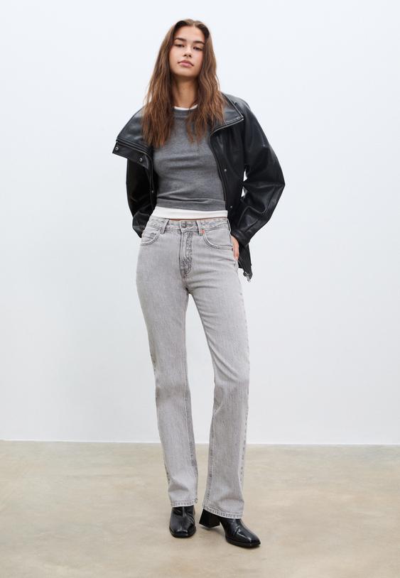 d98 straight leg vintage effect jeans